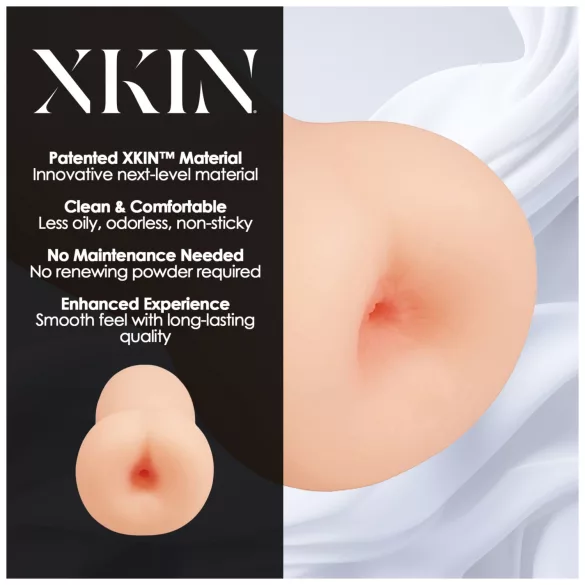 XKIN - lifelike bum masturbator - M (natural)