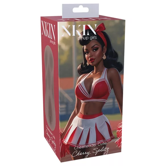 XKIN Cheerleader Cherry - realistic vagina masturbator (dark natural)