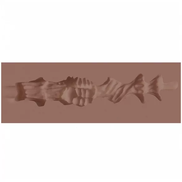 XKIN - lifelike vagina masturbator - L (dark natural)