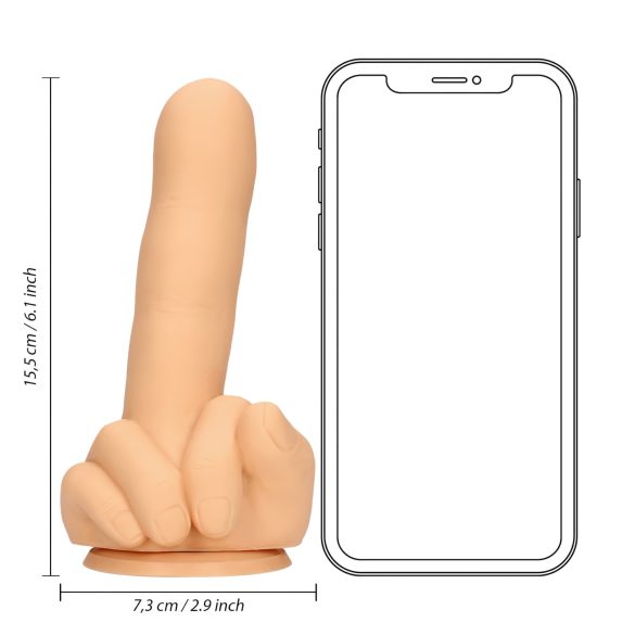 S-Line - Natural Middle Finger Dildo