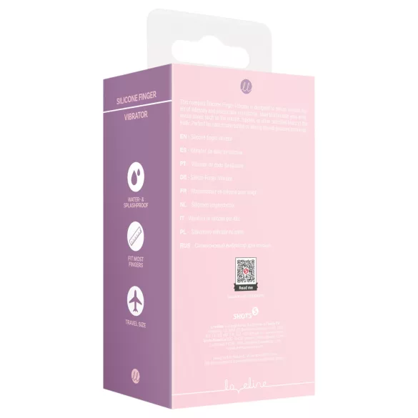 Loveline - Ribbed Finger Vibrator (Pink)
