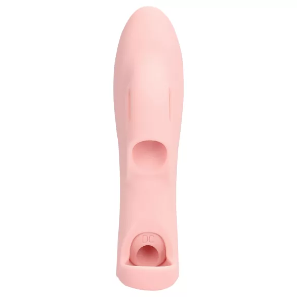 Loveline - Ribbed Finger Vibrator (Pink)