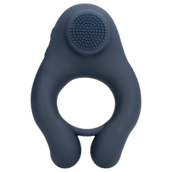 Loveline - Vibrating Penis Ring with Clitoral Stimulator (Gray)