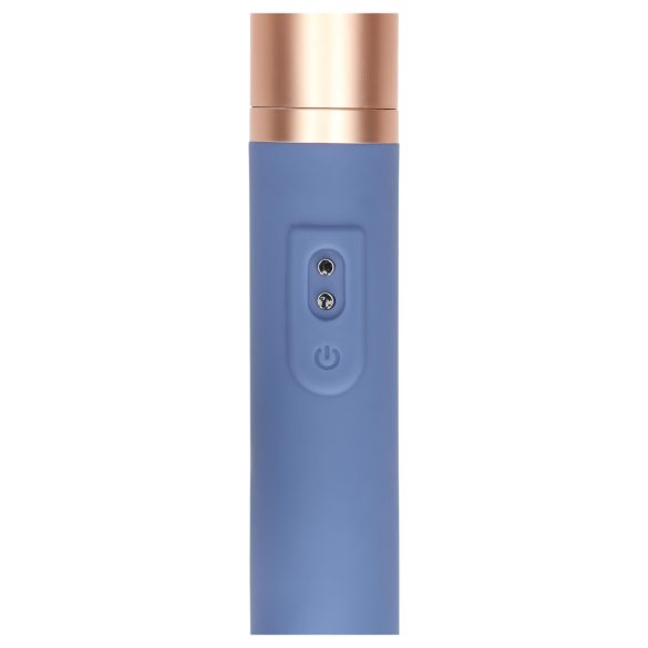 Loveline Travel - Rechargeable Vibrator with Lubricant Reservoir (Pastel Blue)
