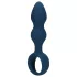 Loveline - Small Blue Anal Plug with Ring Handle