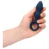 Loveline - Small Blue Anal Plug with Ring Handle