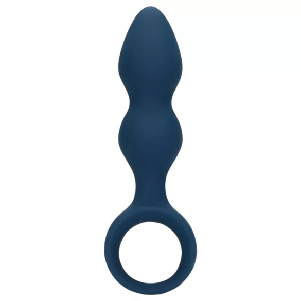 Loveline - Blue Ringed Anal Dildo - Medium Size