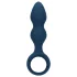 Loveline - Blue Ringed Anal Dildo - Medium Size