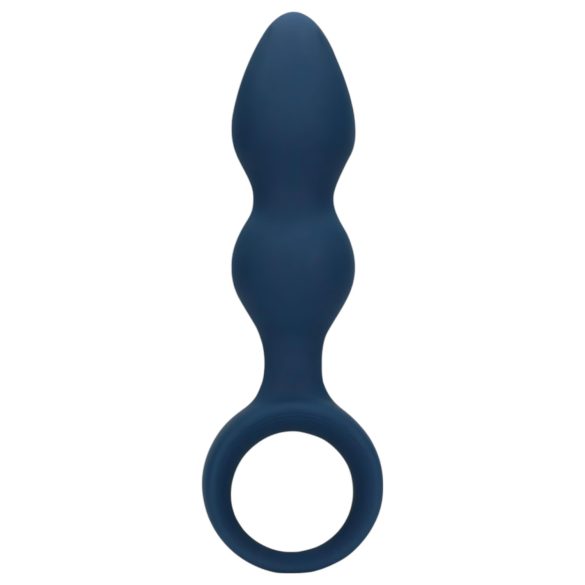 Loveline - Large Ringed Anal Plug (Blue)