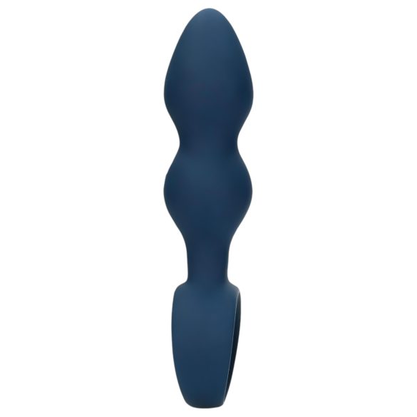 Loveline - Large Ringed Anal Plug (Blue)