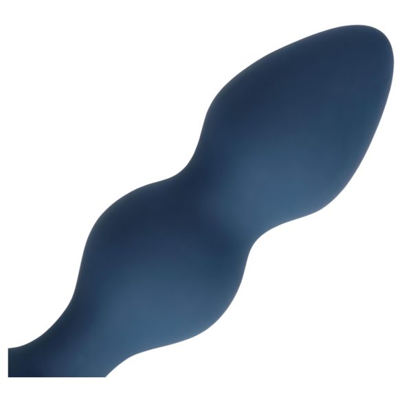 Loveline - Large Ringed Anal Plug (Blue)