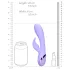 Loveline - Rechargeable Bunny Ears Vibrator (Purple)
