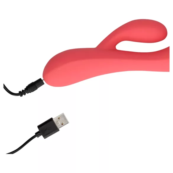 Loveline - Rechargeable Waterproof Vibrator with Clitoral Arm (Pink)