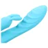 Loveline - waterproof rabbit ear vibrator with clitoral arm (blue)