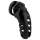 ManCage Model 06 - male chastity cage (black) - 14 cm