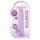 REALROCK - Lifelike Clear Dildo - Purple (17cm)