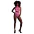 Ouch! - Glow-in-the-Dark Lingerie Set (Pink)