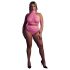 Ouch! - Glow-in-the-Dark Lingerie Set (Pink)