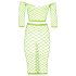Ouch! - Neon Green Glow-in-the-Dark Skirt & Top Set