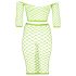 Ouch! - Neon Green Glow-in-the-Dark Skirt & Top Set