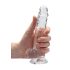 REALROCK - Clear Lifelike Dildo - Transparent (17cm)