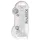 RealRock - transparent realistic dildo (clear, 22 cm)