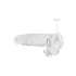 RealRock - transparent realistic dildo (clear, 22 cm)