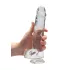 RealRock - transparent realistic dildo (clear, 22 cm)
