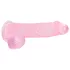 REALROCK - Lifelike Pink Dildo (15cm, Transparent)