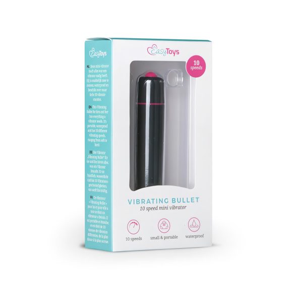 Easytoys Bullet - Waterproof Black Vibe