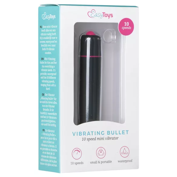 EasyToys Bullet - wand vibrator (black)