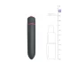 EasyToys Bullet - wand vibrator (black)