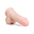 Easytoys - Suction Cup Dildo with Balls (6.9") - Natural