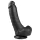 Easytoys - Black Suction Cup Dildo with Balls (20cm)
