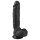 Easytoys - Suction Cup Dildo with Balls (9") - Black