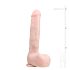Easytoys - Large Suction Cup Dildo with Balls (11.6") - Natural