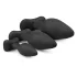 Easytoys Rocket - Black Anal Plug Set (3-piece)