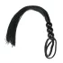 Easytoys Silicone Whip - Black Silicone Flogger