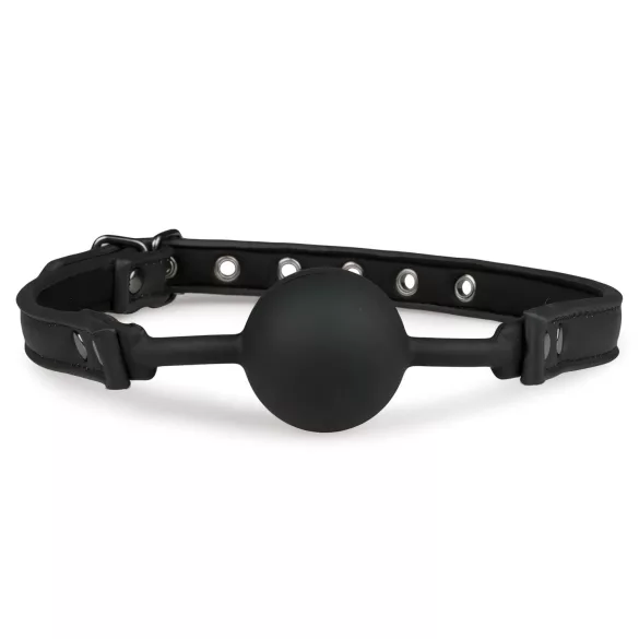 EasyToys - silicone ball gag (black)