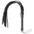 Easytoys Flogger - Soft Faux Leather Whip (Black)