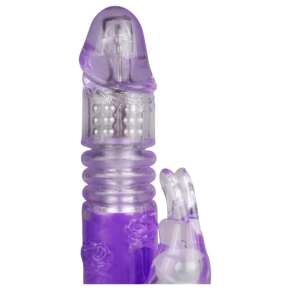 Easytoys Bunny - Thrusting & Rotating Vibrator (Purple)