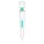 MyMagicWand - powerful massager vibrator (white-turquoise)
