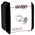 Rimba XS - Silver Metal Anal Plug with Purple Gem