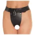 Rimba - Open Leather Chastity Belt (Black) - M/L