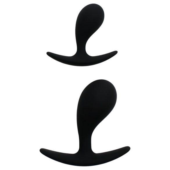 Rimba Copenhagen - Black Anal Plug Set (2 pieces)
