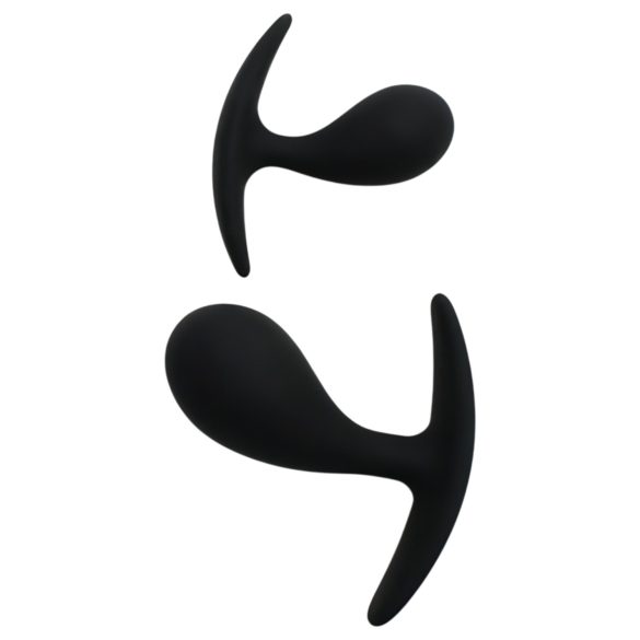 Rimba Copenhagen - Black Anal Plug Set (2 pieces)