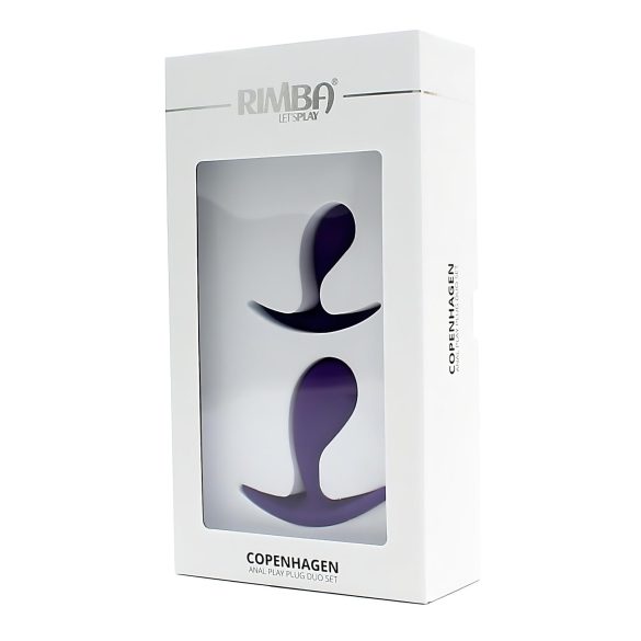 Rimba Copenhagen - Purple Anal Plug Set (2 pieces)