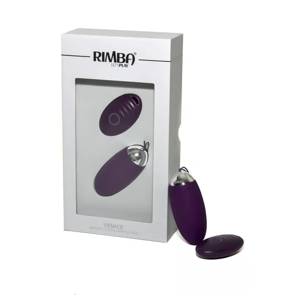 Rimba Venice - wearable rechargeable wireless vibrating egg (purple)