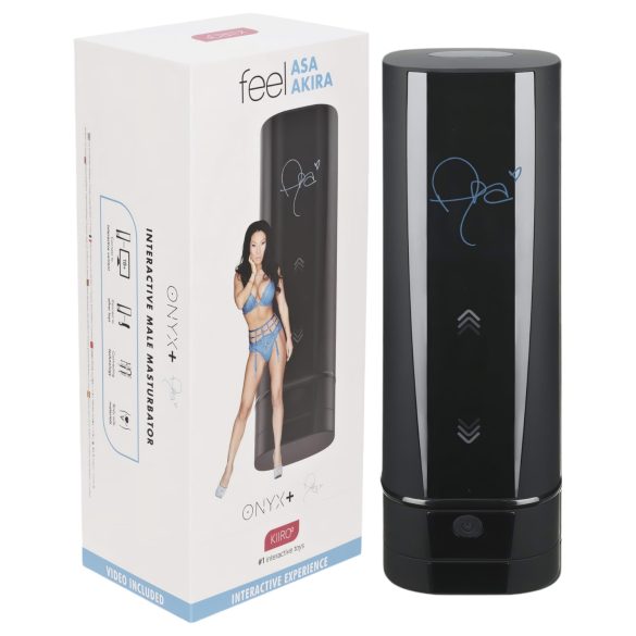 Kiiroo Onyx+ Asa Akira Experience - Interactive Male Stimulator (Black)