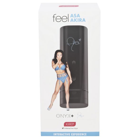 Kiiroo Onyx+ Asa Akira Experience - Interactive Male Stimulator (Black)